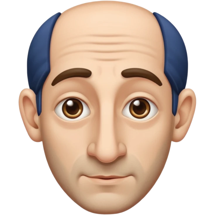 Jewish Emoji man with huge nose emoji