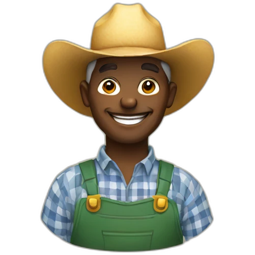 happy-farmer emoji