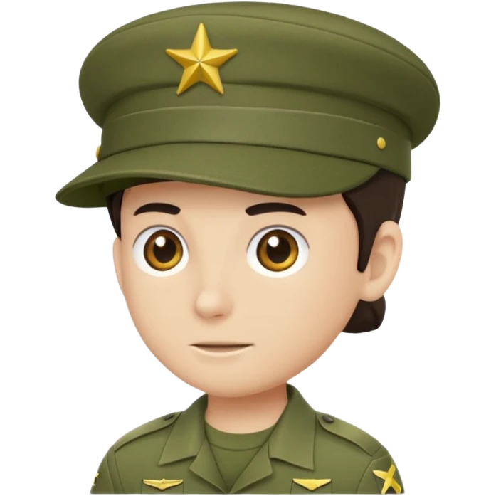 ARMY SOLDER CAP emoji