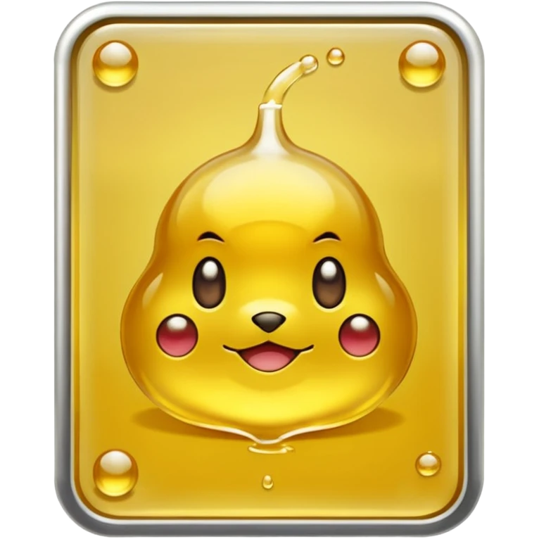 pokemon card made of piss emoji