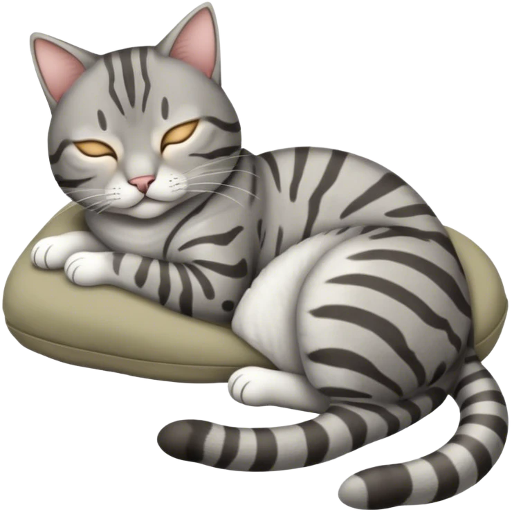 Military cat sleep walking emoji
