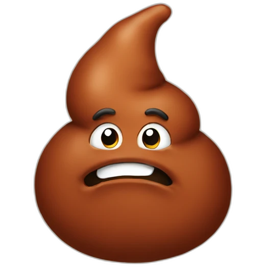 Red poop emoji