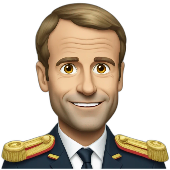 tete de Emmanuel Macron emoji