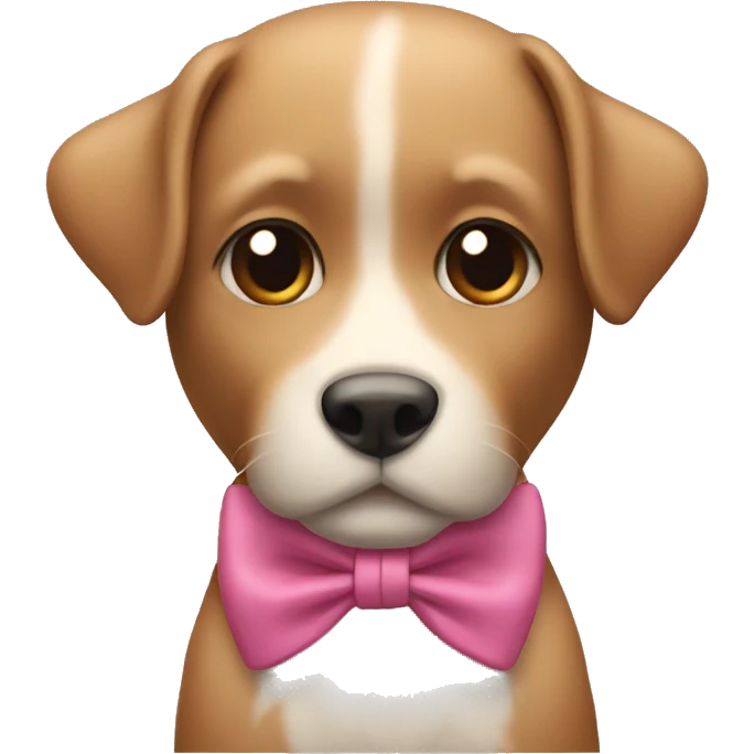 Animal wearing a bow emoji