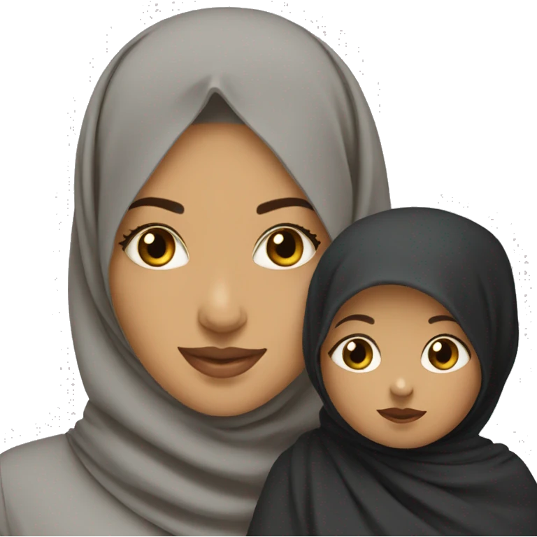 Hijabi with Baby Boy emoji