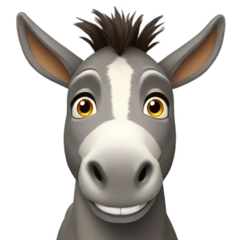 Donkey from shrek emoji