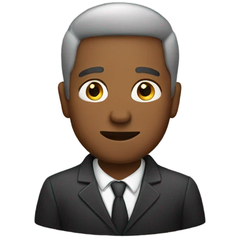 Man sitting in chair emoji