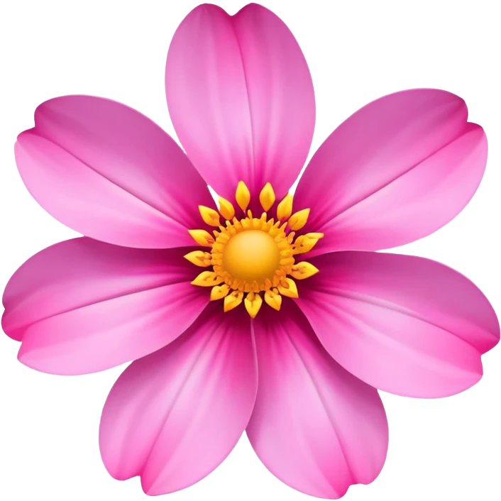 Pink flower emoji