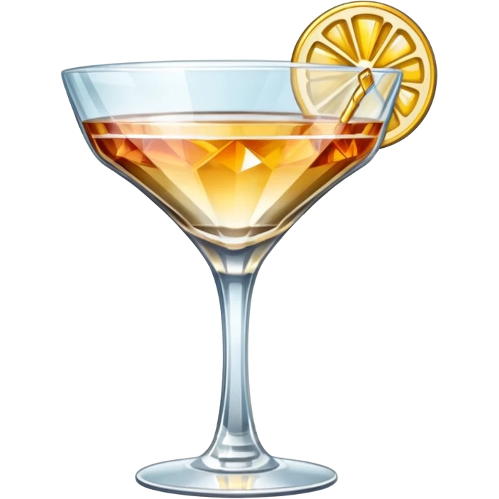 luxury cocktail glass emoji
