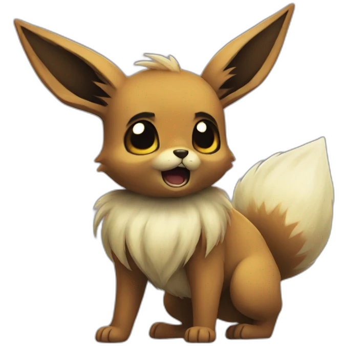 Eevee scary emoji