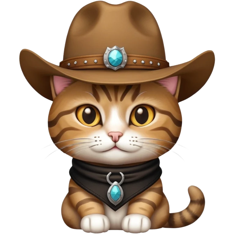 Cowboy cat  emoji
