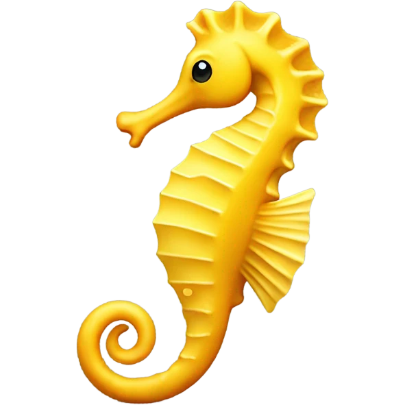Yellow Seahorse  emoji