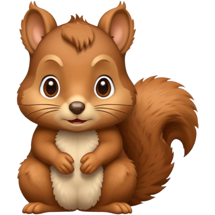 Emotional squirrel emoji