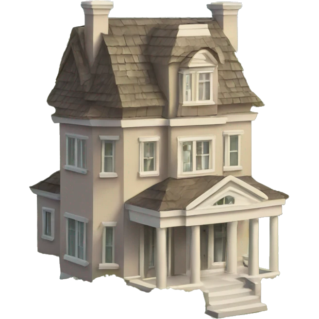 Exclusive Mansion hotel birdhouse  emoji