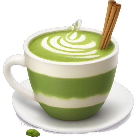 Matcha latte  emoji