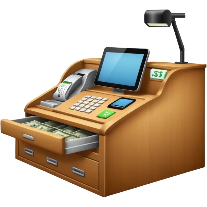 empty cashdesk emoji
