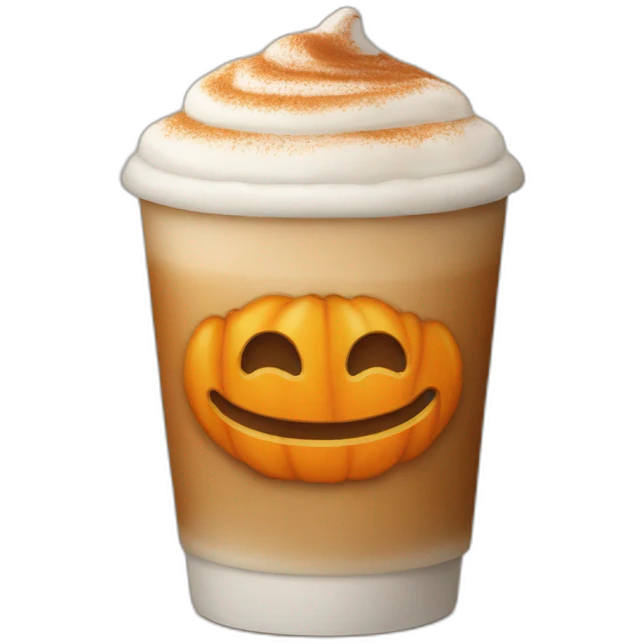 pumpkin spice latte emoji