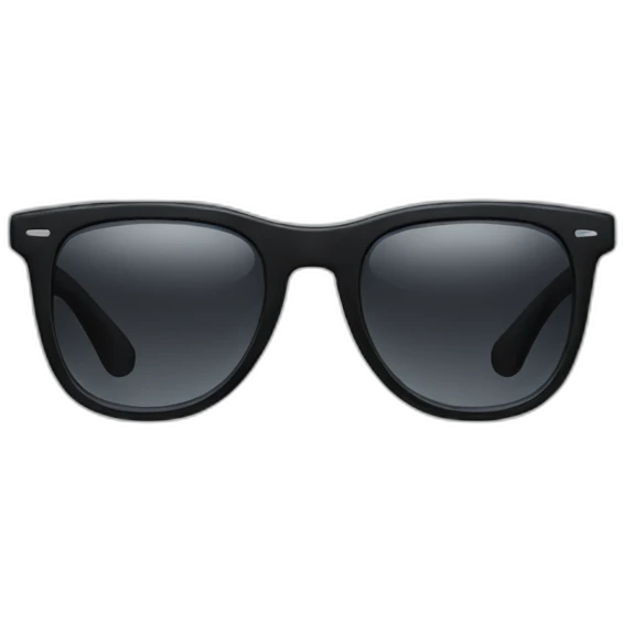 black glasses emoji