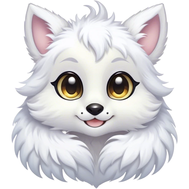 Kawaii bright fantasy ethereal anthro fursona animal emoji