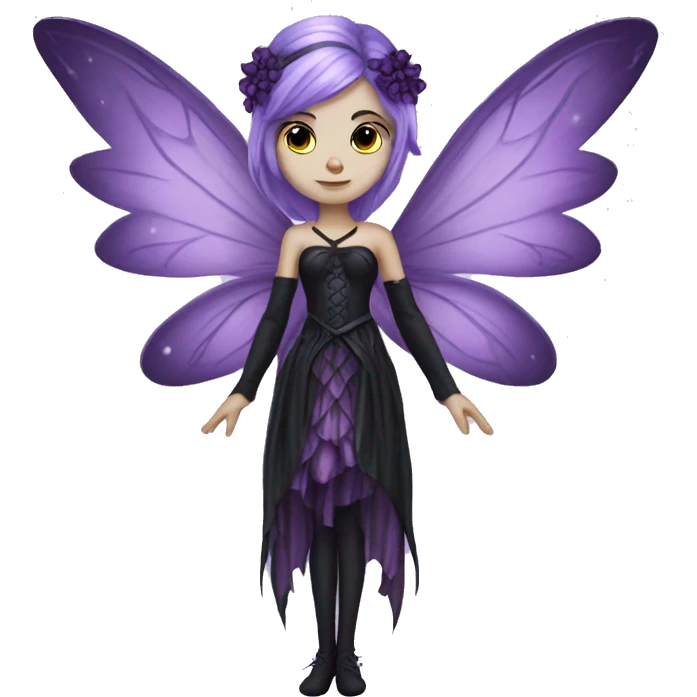 gothic lilac fairy  emoji