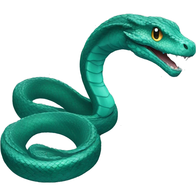 teal dragon snake leviathan emoji