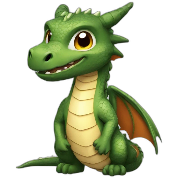 Dragon mignon emoji