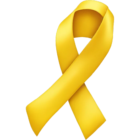 Yellow ribbon  emoji