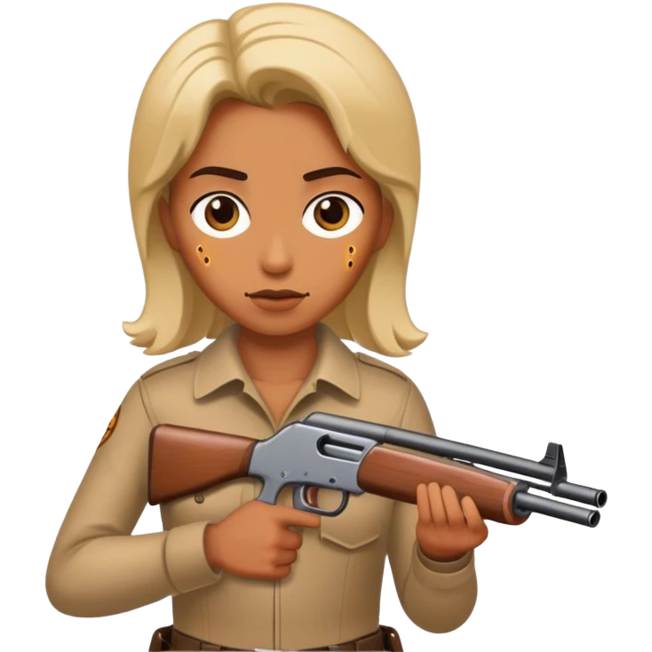 Mono con escopeta emoji