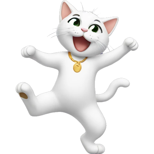  Cat dancing  emoji