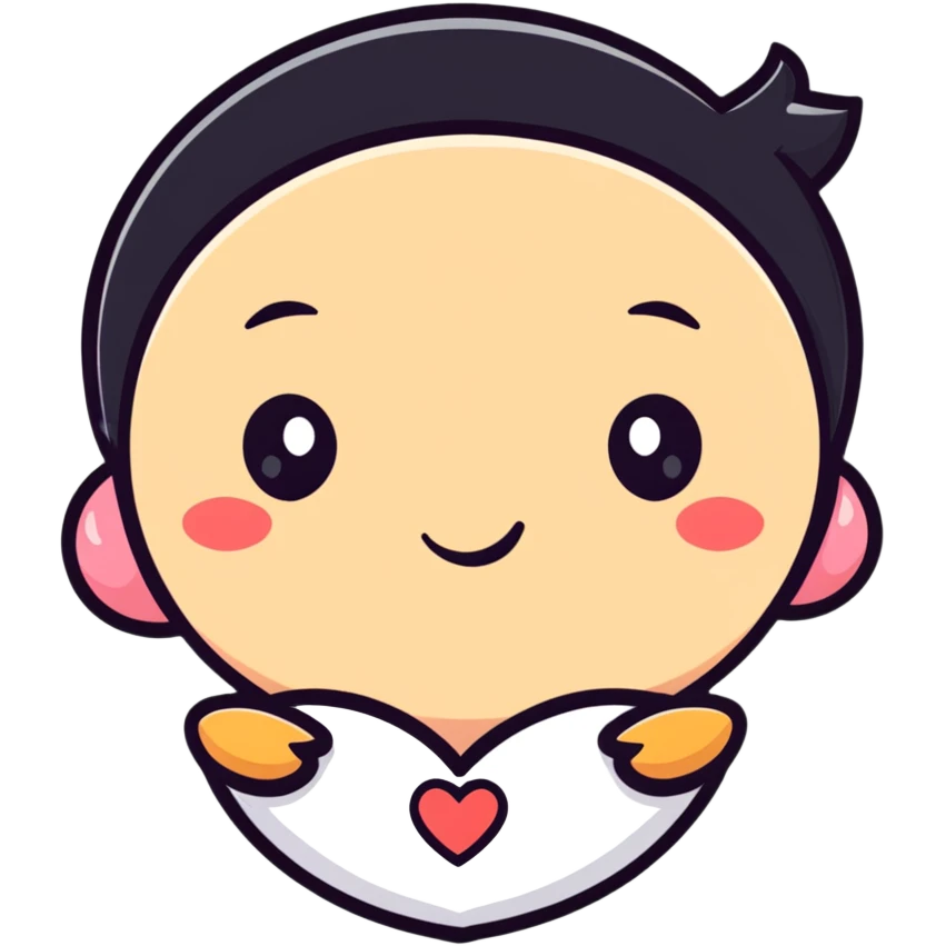Face with heart eyes and blushing cheeks emoji