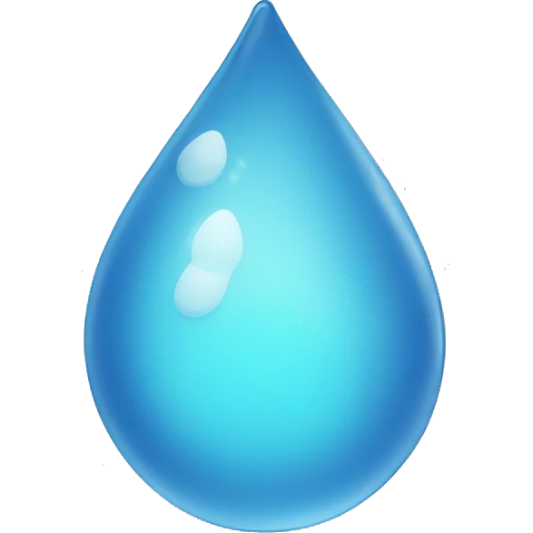 water drop emoji