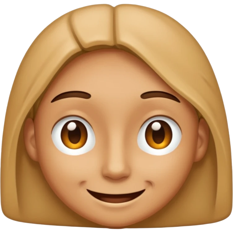 A smiling face with barely open eyes. emoji