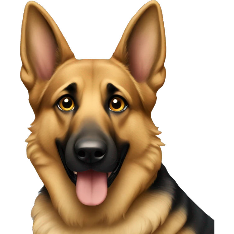 German shepherd  emoji