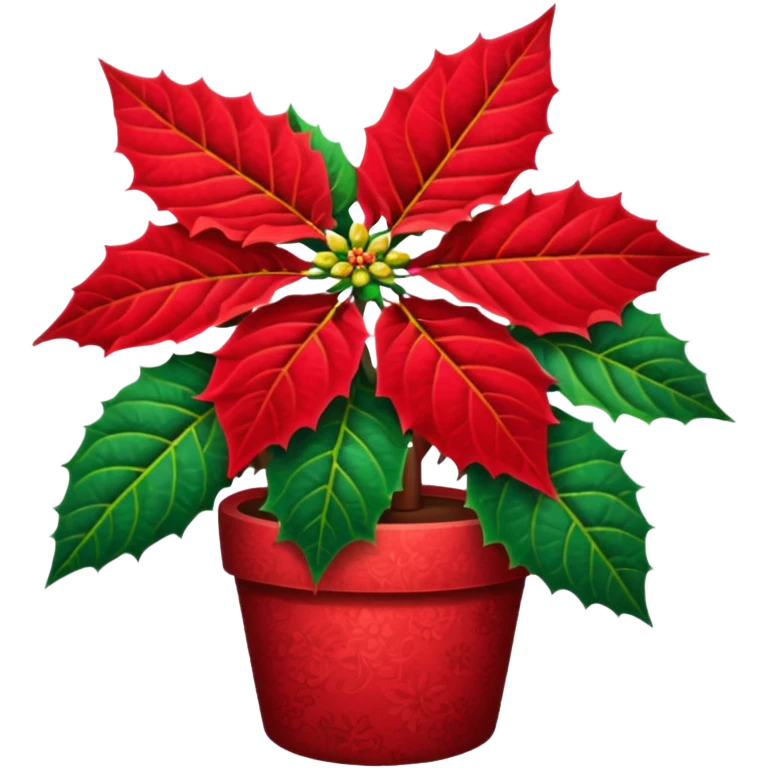 Poinsettia emoji emoji