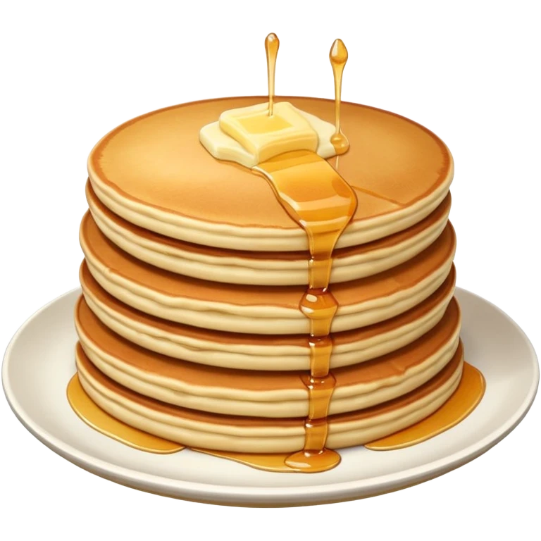 Fluffy pancake stack emoji