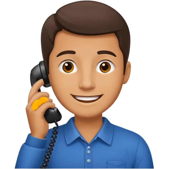 CHICO HABLANDO POR TELEFONO emoji