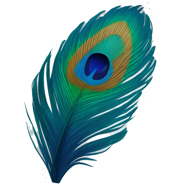 peacock feather emoji