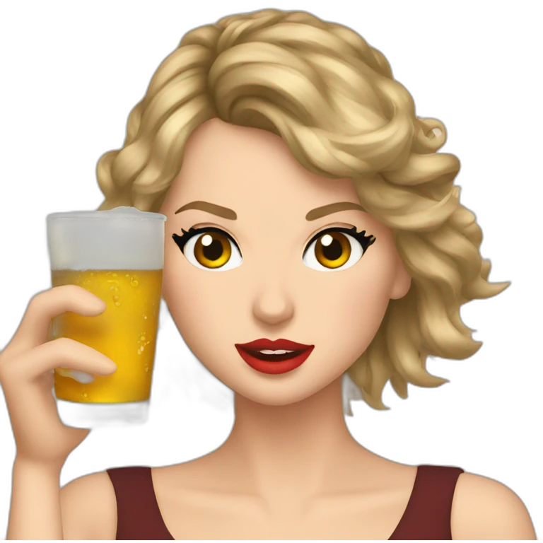 Drunk taylor swift emoji