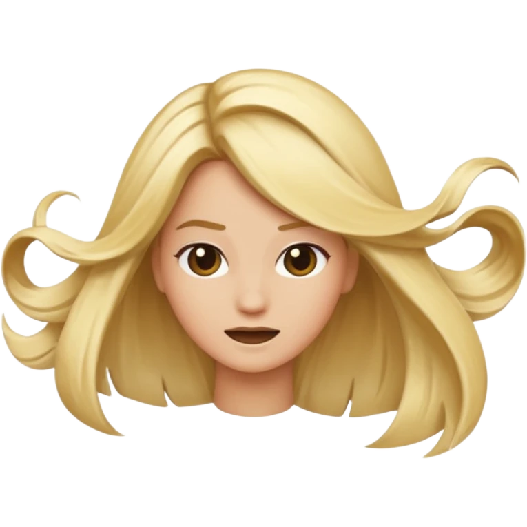 Hair whipping emoji emoji