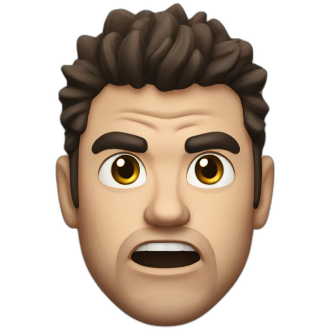 Jordan Bardella angry  emoji