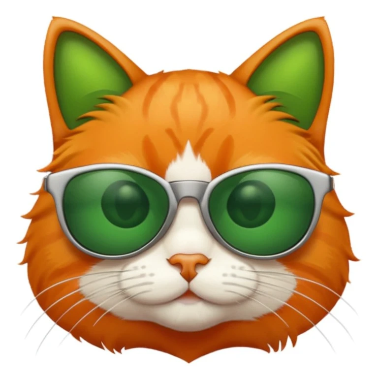 Cat wearing sunglasses emoji