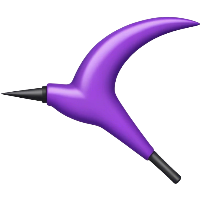 flecha morada emoji