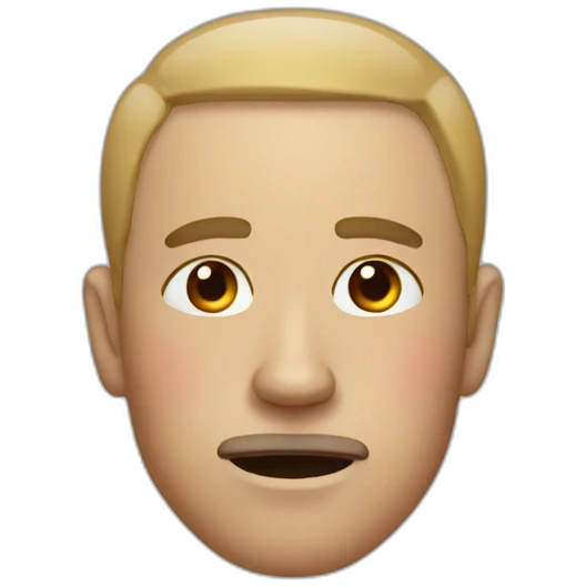 man with nosebleed emoji