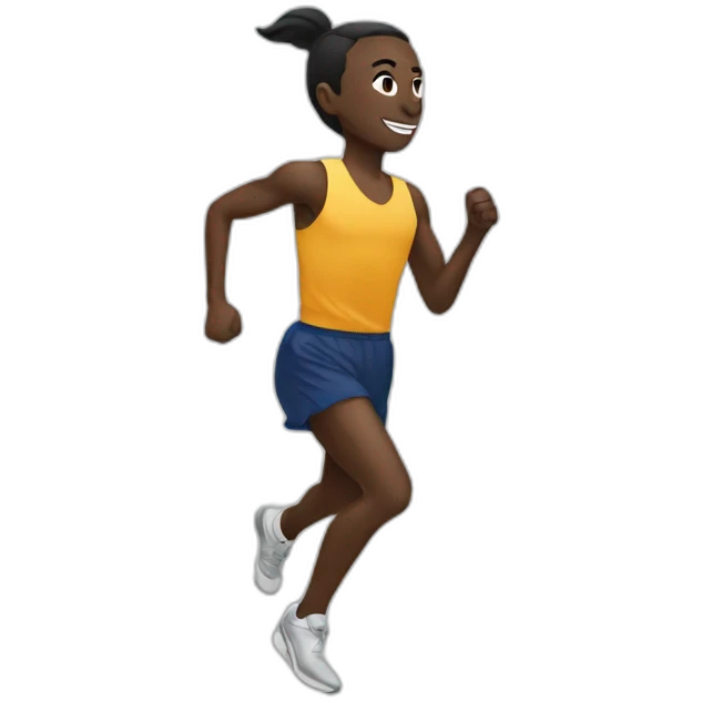 Runner moon emoji