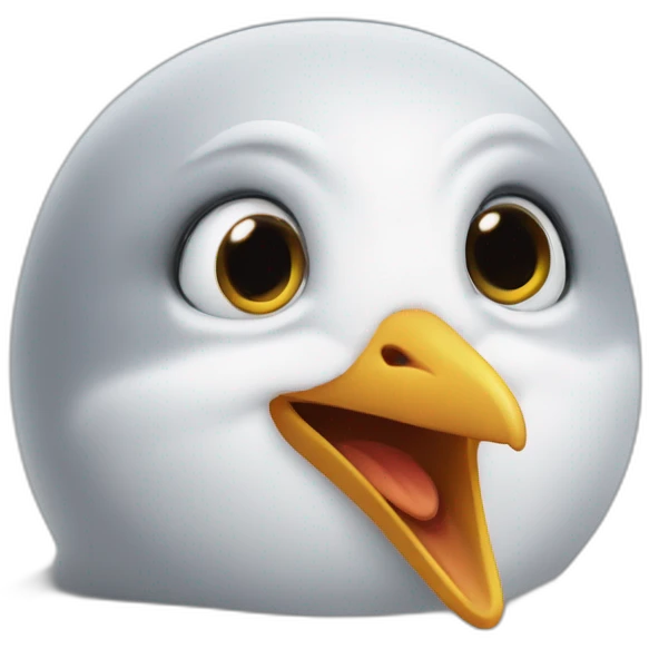 mouette qui vole emoji