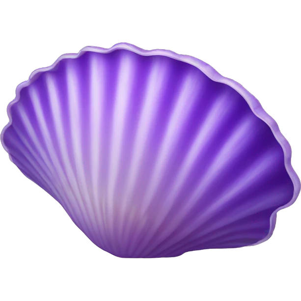 purple clam shell emoji