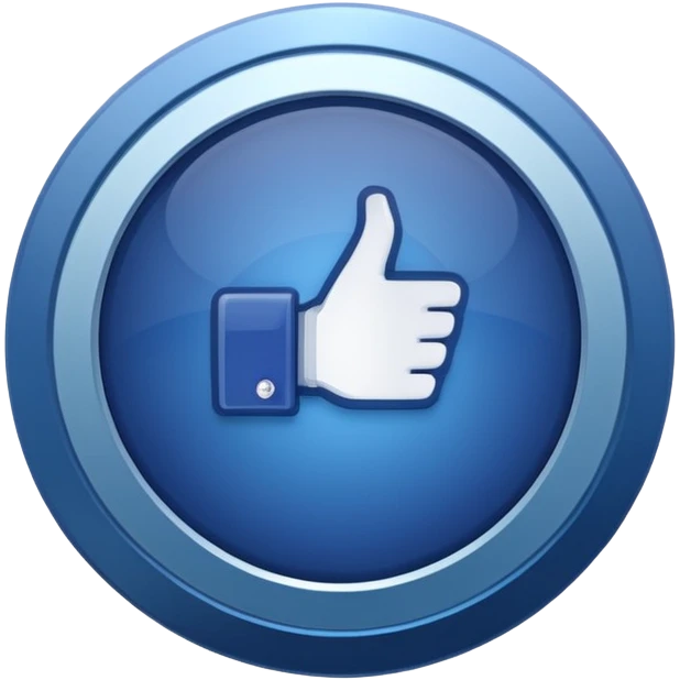 représente le célèbre badge de certification Facebook (blue check " ou "pastille bleue) emoji