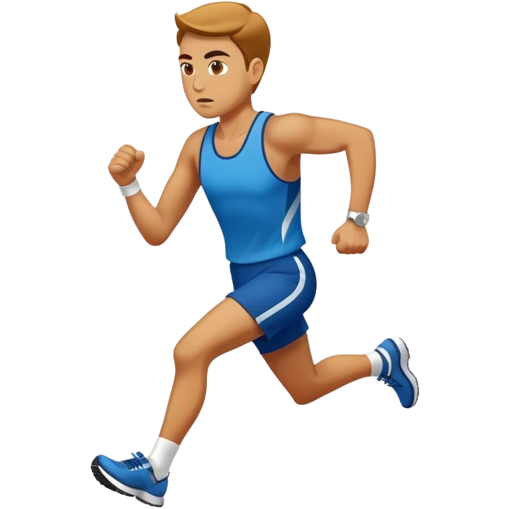 Banker running a marathon  emoji