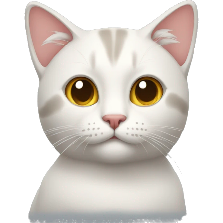 Cat with heath emoji