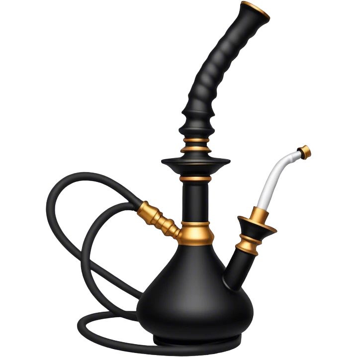 black hookah emoji